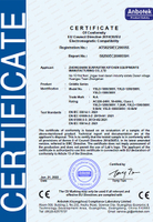 Certificat CE pour plaque chauffante électrique